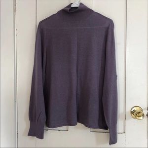 Pamela Dennis PCG Lilac Mock Turtleneck 1X